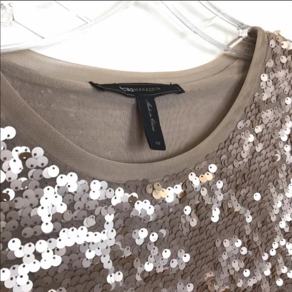 bcbgmaxazria Sequin Marta Holiday Cocktail Dress - Picture 3 of 7